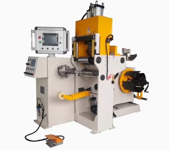 Automatic PLC Foil Winding Cold Welding Machine